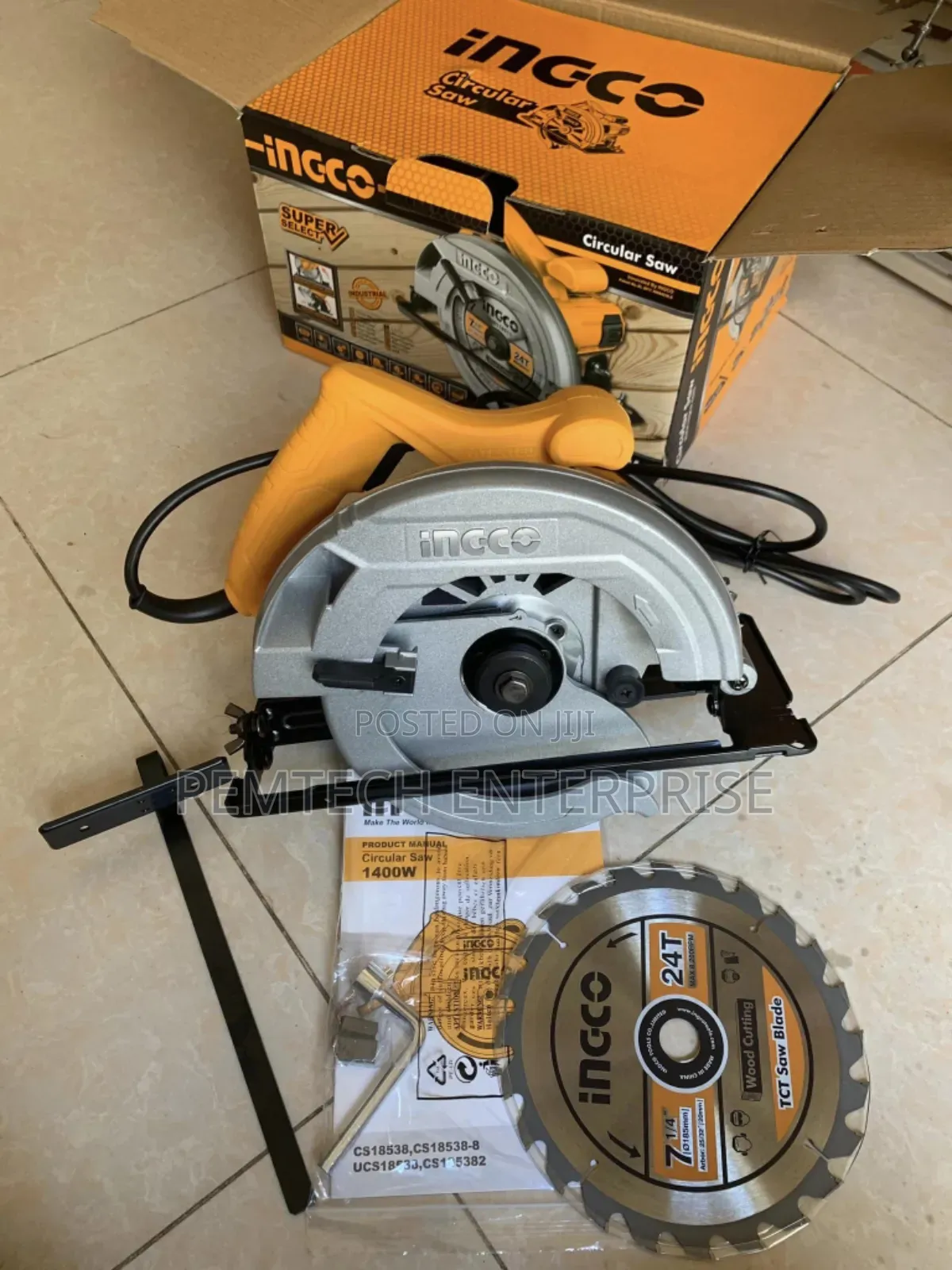 185mm 1400w Circular Saw Ingco