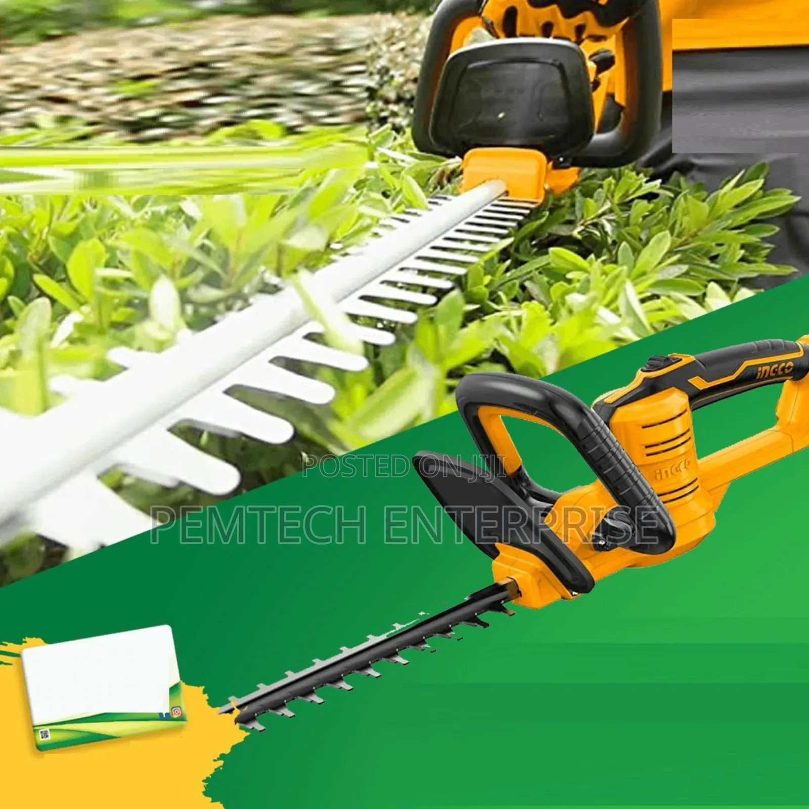 20v 450mm Hedge Trimmer Ingco Chtli20018