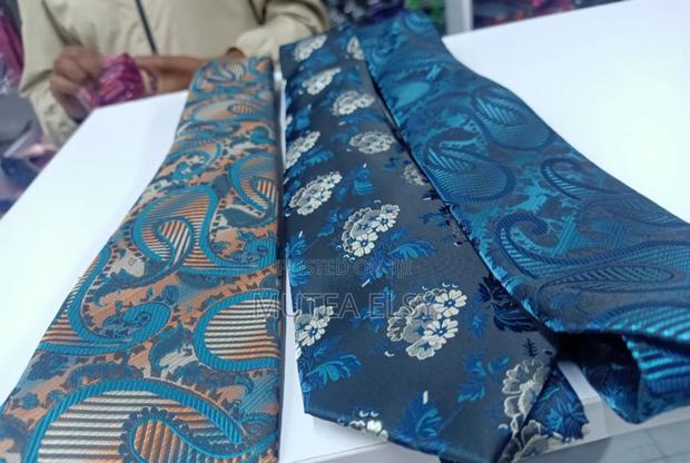 Navyblue, Ocean Blue Silver Vintage Executive Tie Sets - main view
