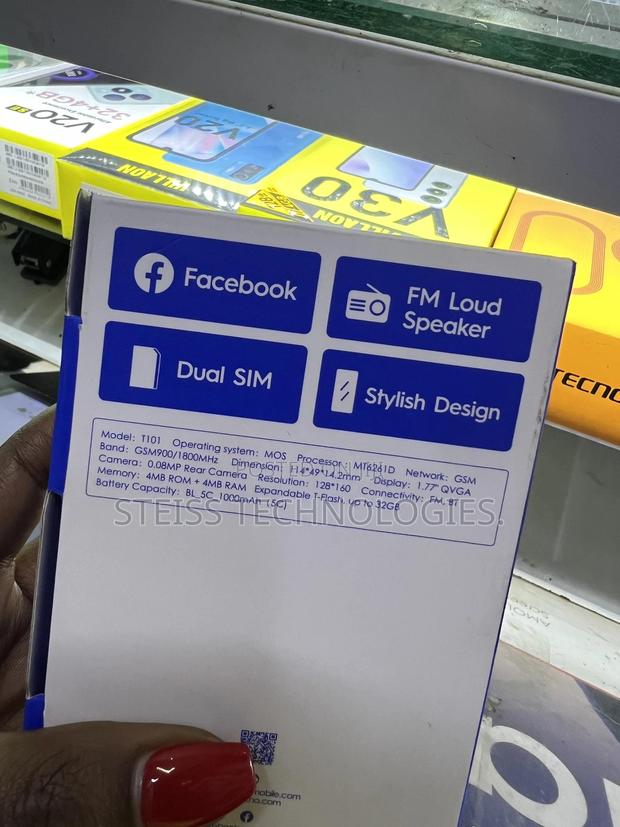 New Tecno T101 Black - thumbnail 4