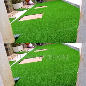 Artificial Grass Carpet Installation With Terraces