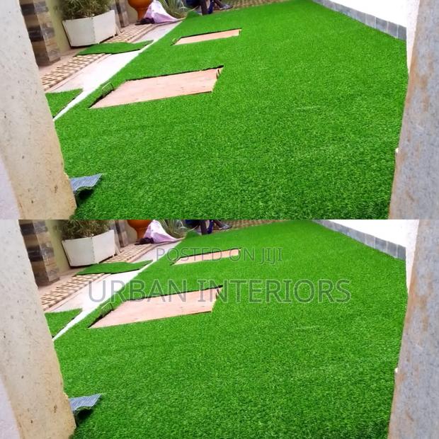 Artificial Grass Carpet Installation With Terraces - main view