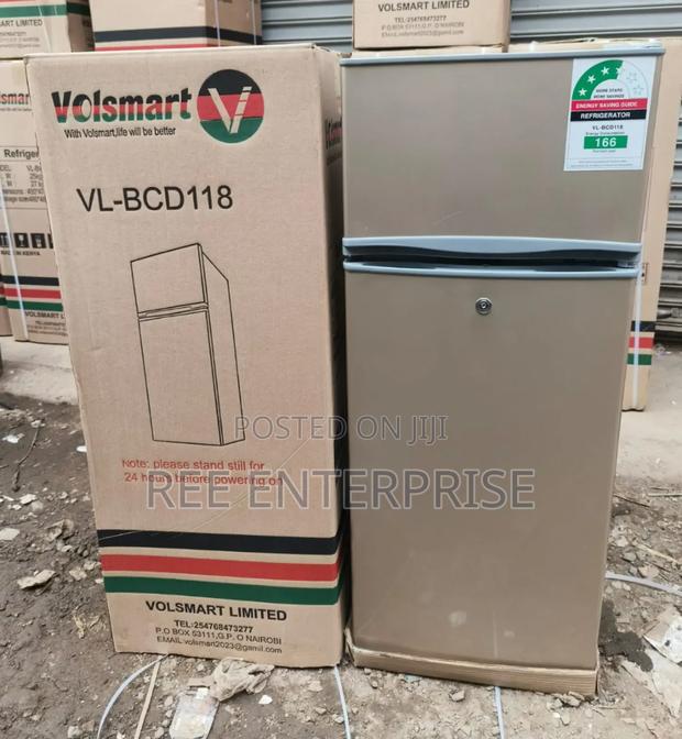 118 Litres Volsmart Double Door Refrigerator