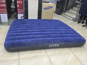 Mattress, Intex Inflatable Mattress 6×6 + Electric Pump