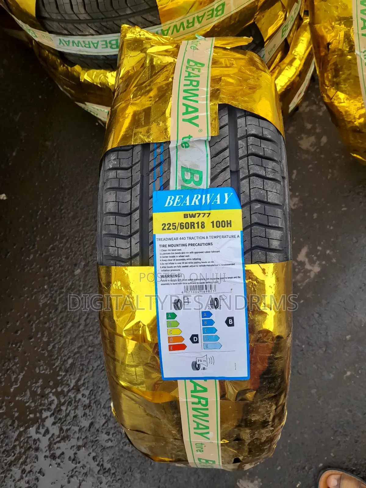 225/60r18 Bearway Tyres Brand New