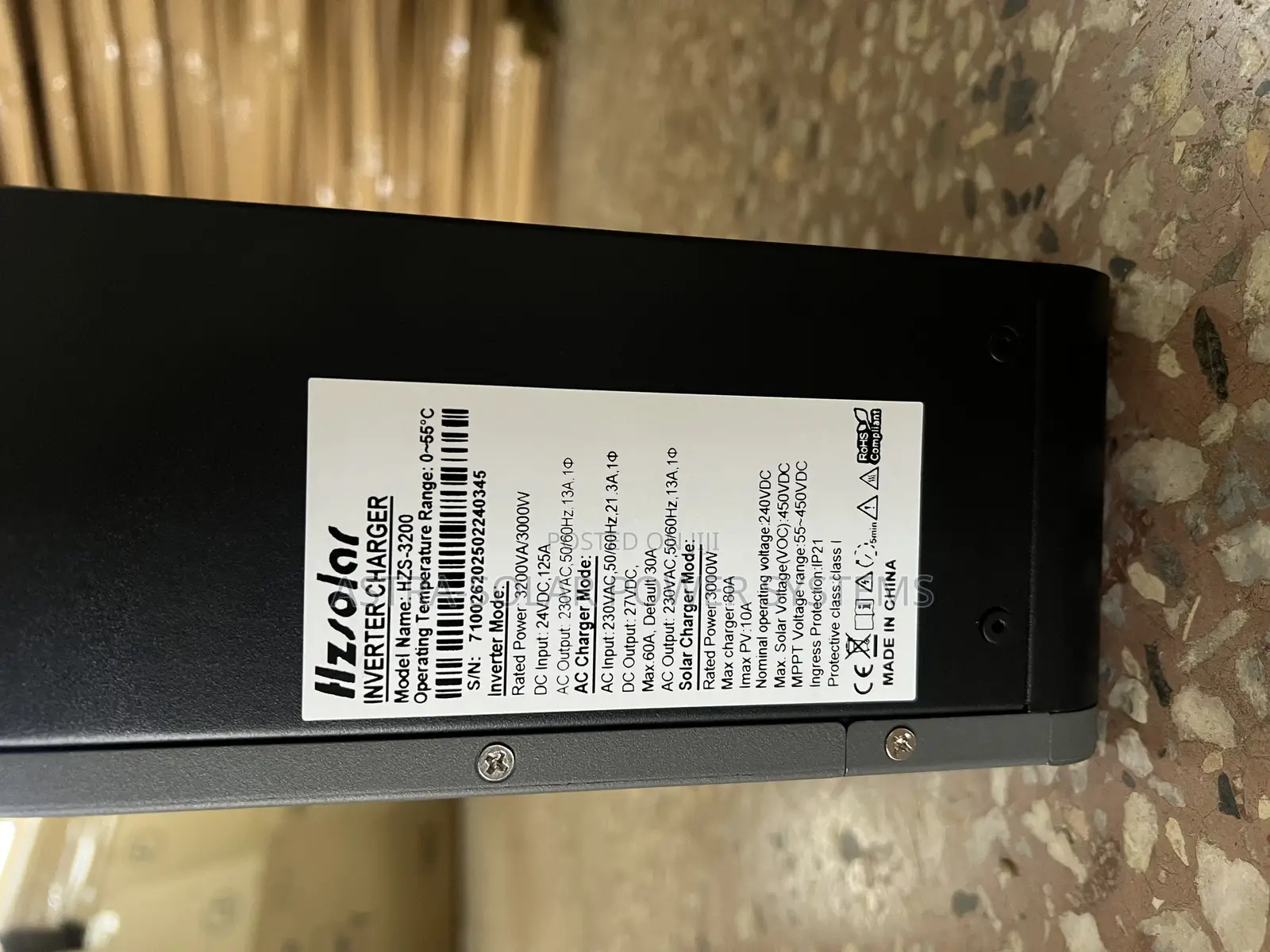 Hzsolar 3.2kva 24v Hybrid Inverter