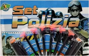 A Toy Police Set, Including Toy Guns and Darts