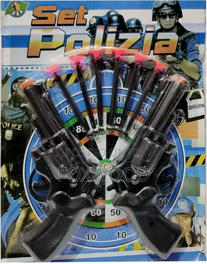 A Toy Police Set, Including Toy Guns and Darts