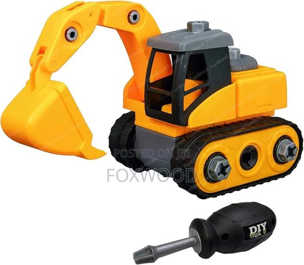 Diy Toy Bulldozer Vehicles Set - main view