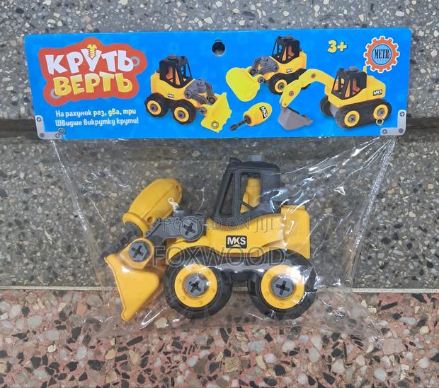 Diy Toy Bulldozer Vehicles Set - thumbnail 6
