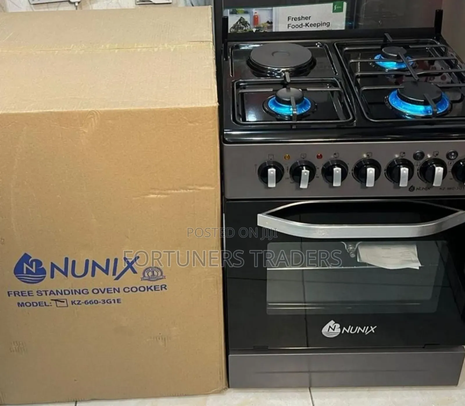 60 by 60 Electric Standing Cooker,Nunix