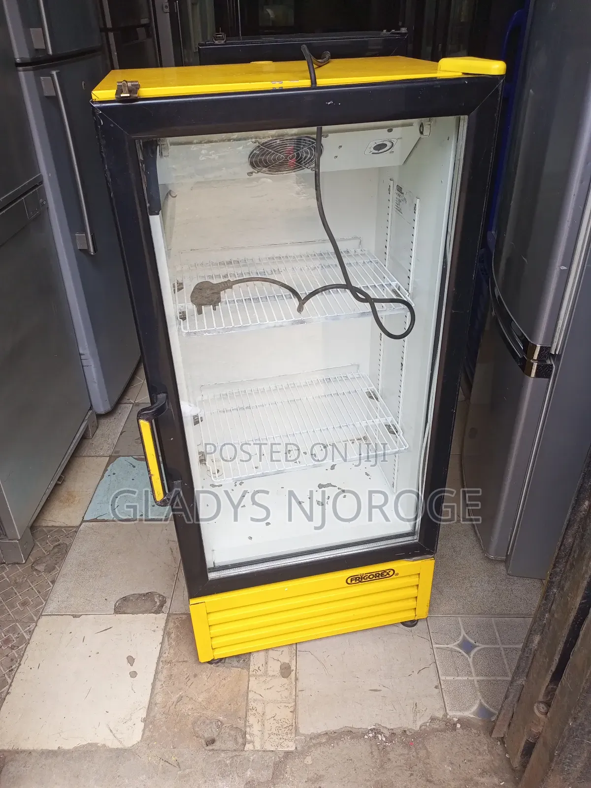Min Fregorex Yellow Display Fridge
