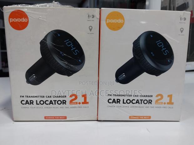 Porodo Wireless Fm Transmitter Car Charger Car Modulator