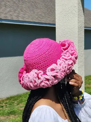 Crochet Ruffle Hat