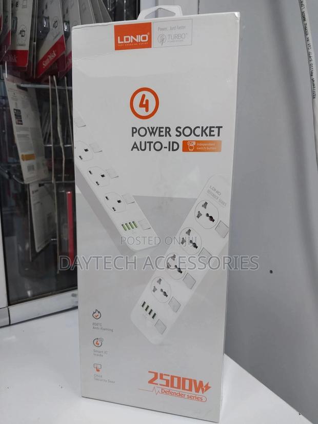 Ldnio Sc4408 Electrical Socket Smart Extension Multifunction - thumbnail 2