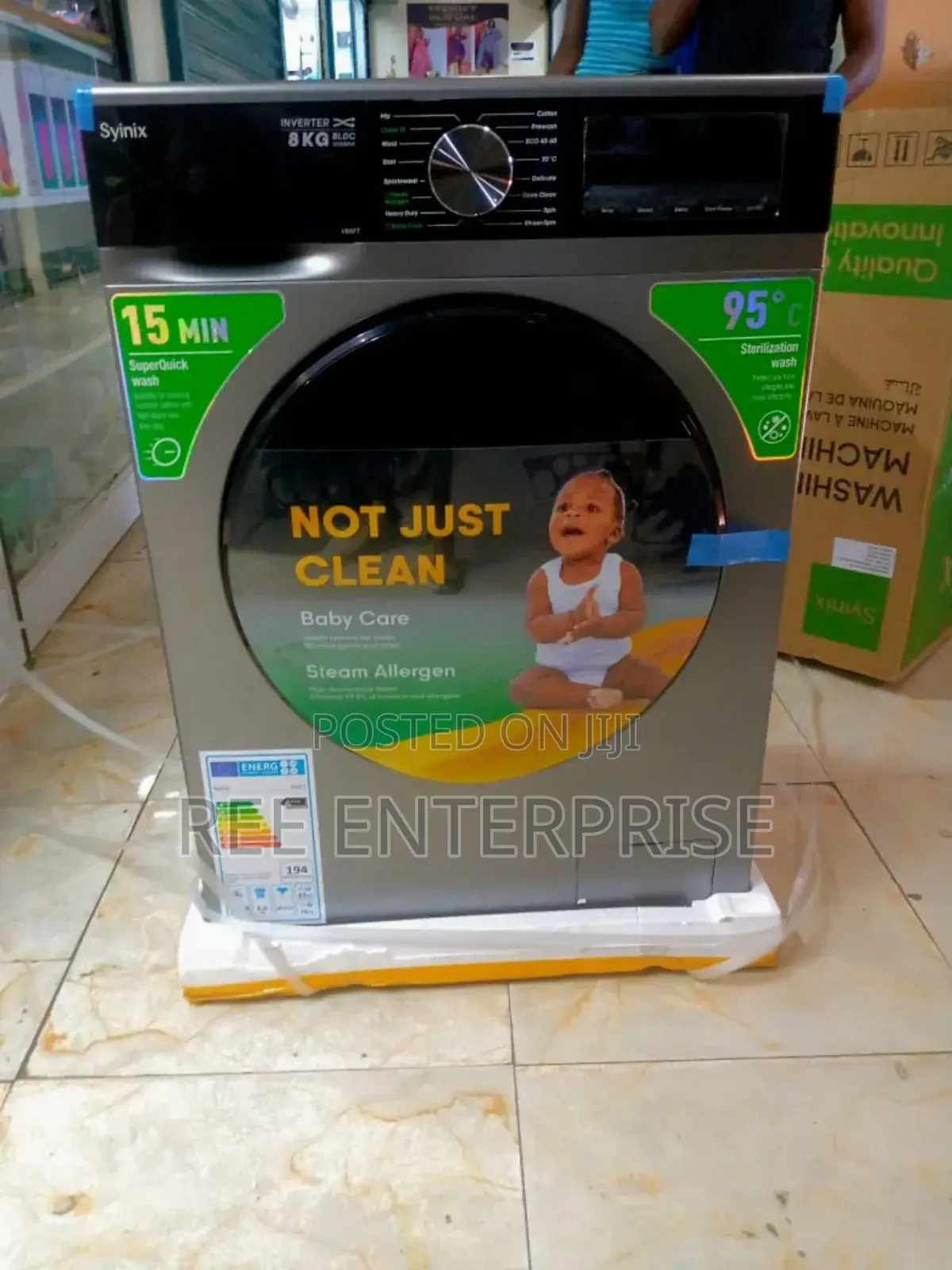 Syinix 8kg Washing Machine Front Load New Model