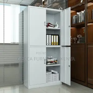 Cabinets:4-Steel Door Modern Secure Office Storage Unit