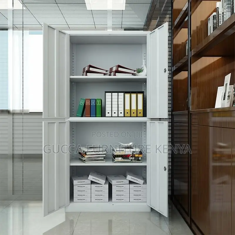 Cabinets:4-Steel Door Modern Secure Office Storage Unit