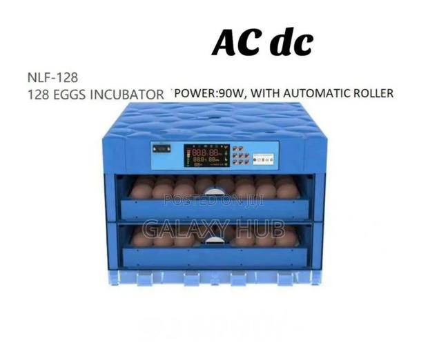128 Eggs Ac/Dc Automatic Incubator