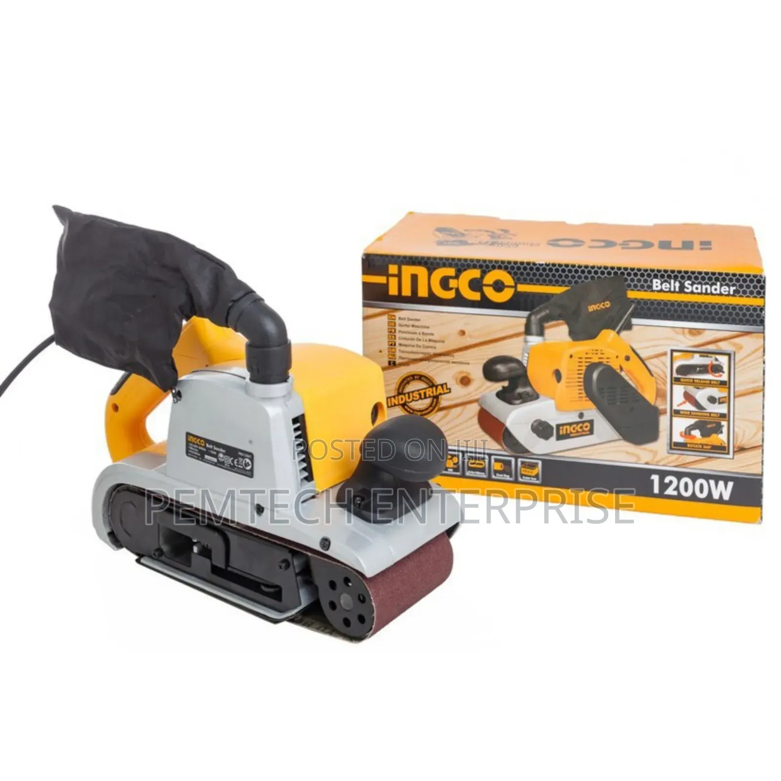 Belt Sander (610mm X 100mm) 1200w Ingco