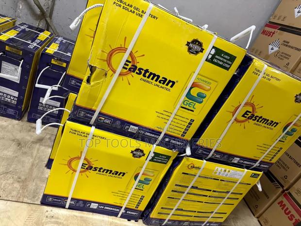 Eastman 200ah 12v Tall Tubular Gel Battery Maintenance Free - main view