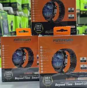 Amaya Asw-01 Metallic Silver Smart Watch