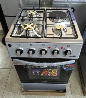 Ecomax 50 by 55 3gas and 1 Electric Hotplate and Electric Ov