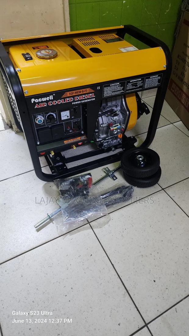 Pacwell Open Generator 7kva - main view