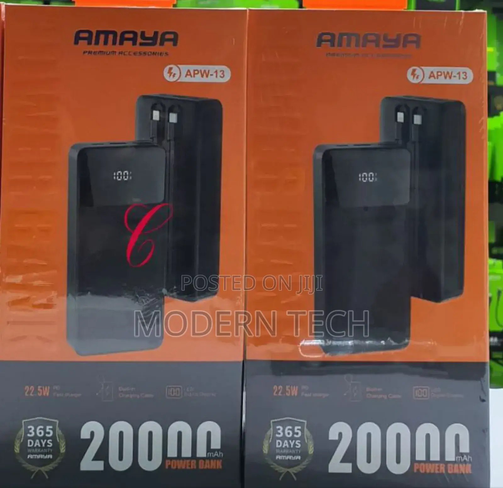 Amaya Apw-13 Power Bank 20000mah 22.5w Super Fast Charging