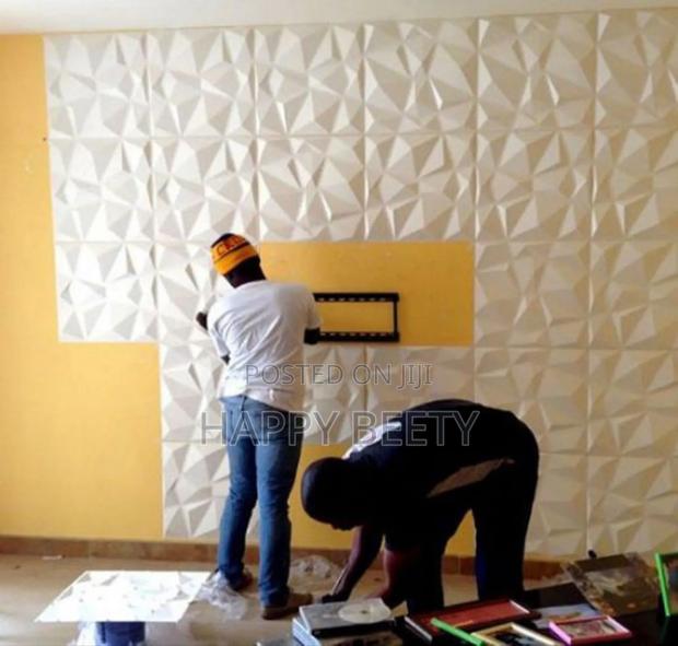 White Beautiful Pattern 3d Wall Panels - thumbnail 2