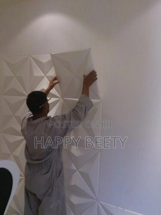 White Beautiful Pattern 3d Wall Panels - thumbnail 3