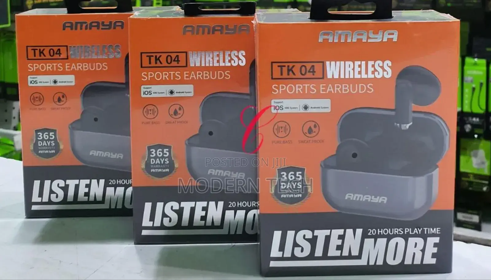 Amaya Tk04 Earbuds / 20 HRS Playtime