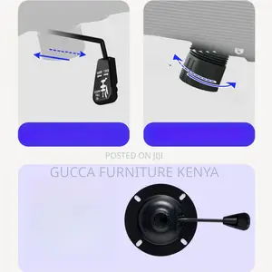 Office Chair: Ergonomic Flip-Up Armrest and Headrest Chair