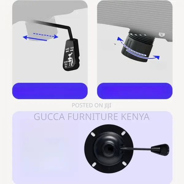 Office Chair: Ergonomic Flip-Up Armrest and Headrest Chair