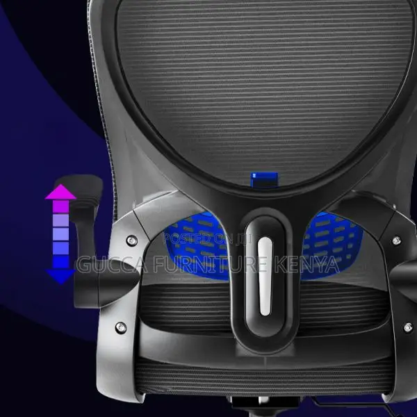 Office Chair: Ergonomic Flip-Up Armrest and Headrest Chair