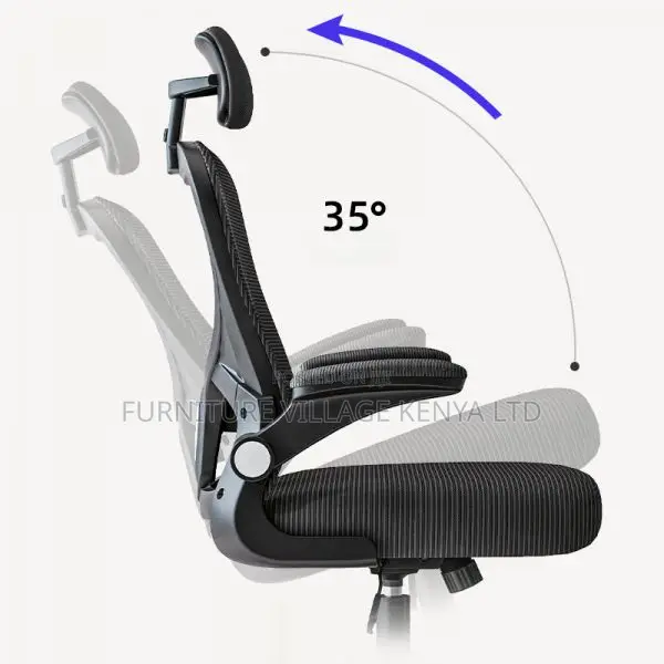 Office Chair:Office Chair With Movable Arms and Neck Support