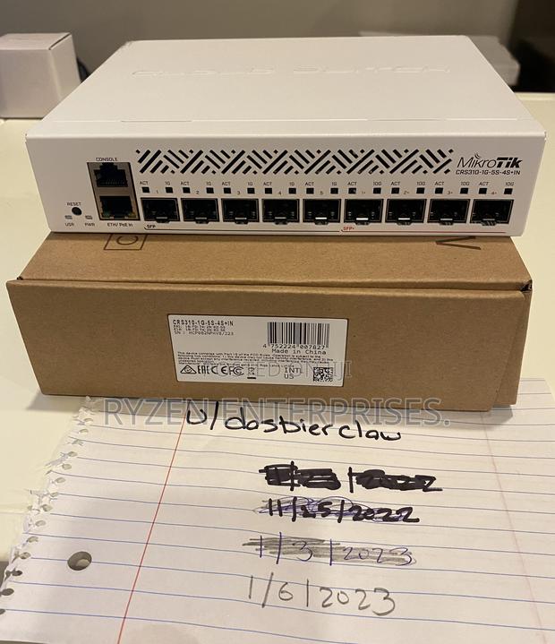 Mikrotik Crs310-1g-5g-4s+In