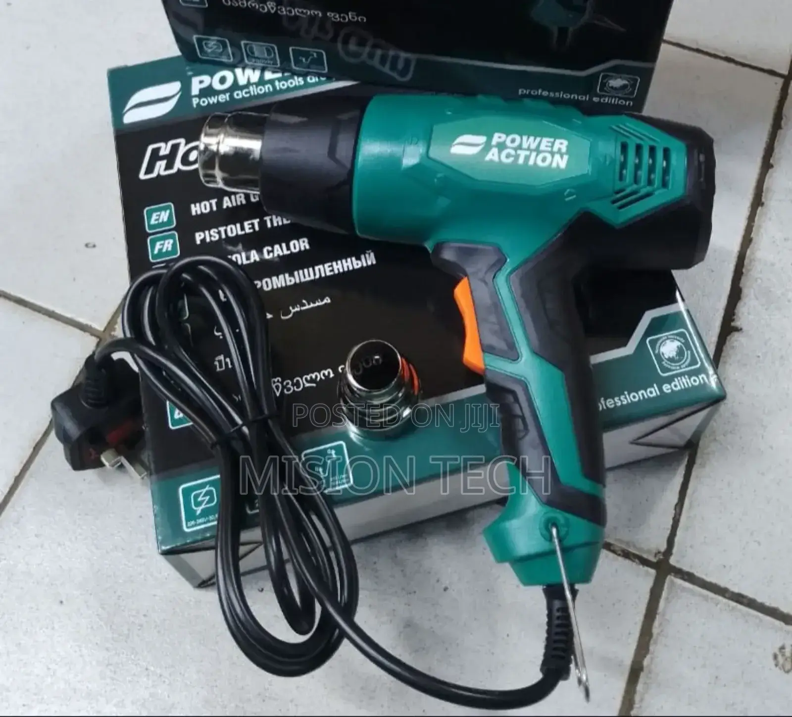 Power Action Hot Air Gun 2000 Watts