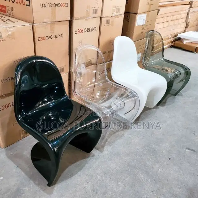 Dining Chair: Lucid Abs Plastic Work Chair for Home Office