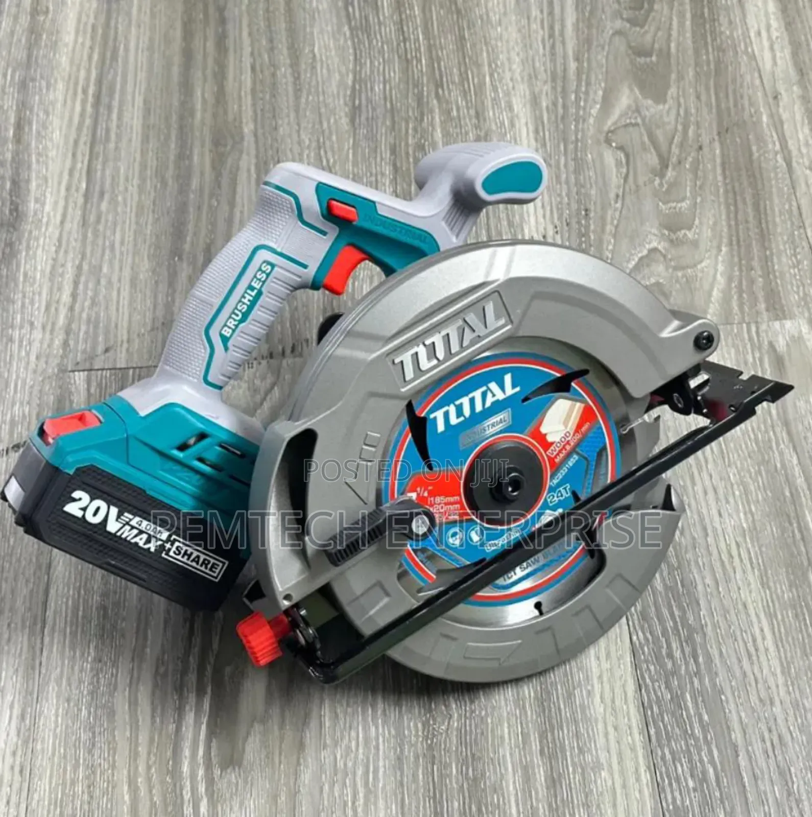 20v Battery Circular Saw (1 Battery 4.0ah + Charger) Total