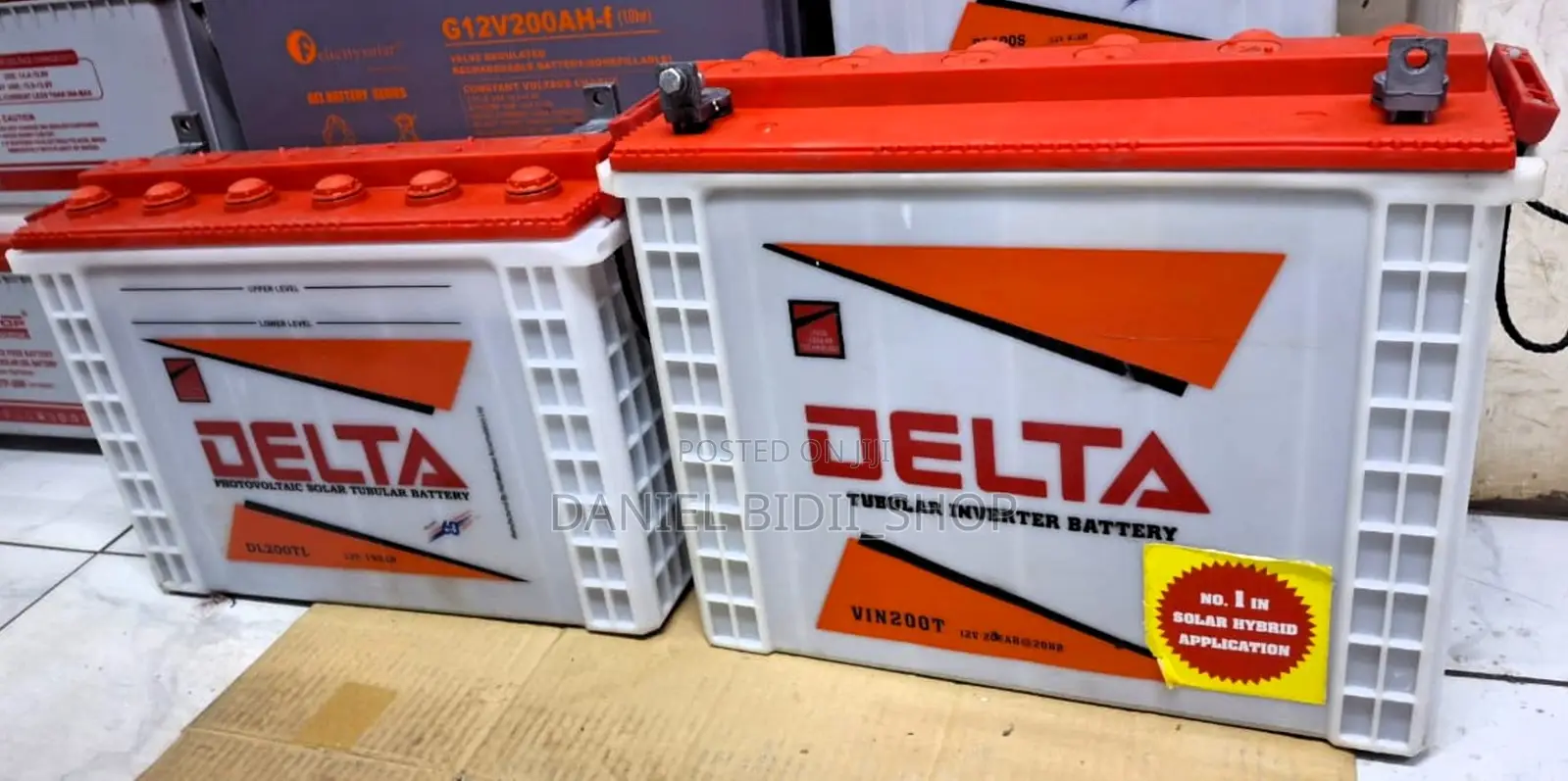 Delta Tubular Inverter Battery 200ah 12v