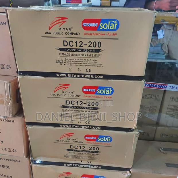 Original Ritar 200ah Gel Batteries - main view