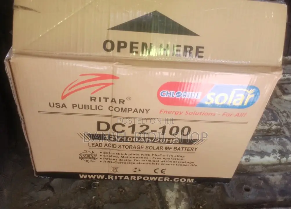 Original Ritar 100ah 12v Backup Battery