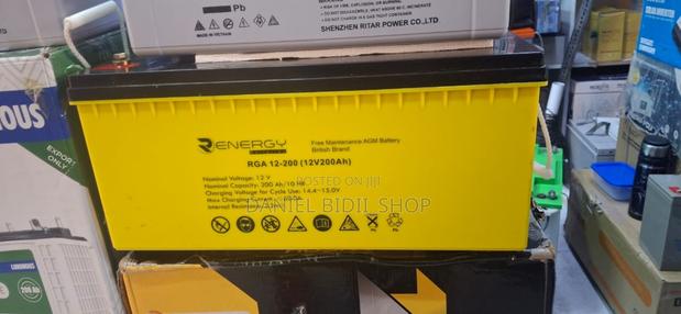 R Energy Free Maintenance Agm Battery British 200ah