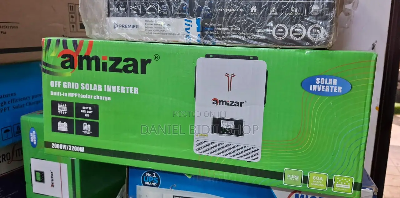 Amizar Off Grid Solar Hybrid Inverter With Mppt 2kva