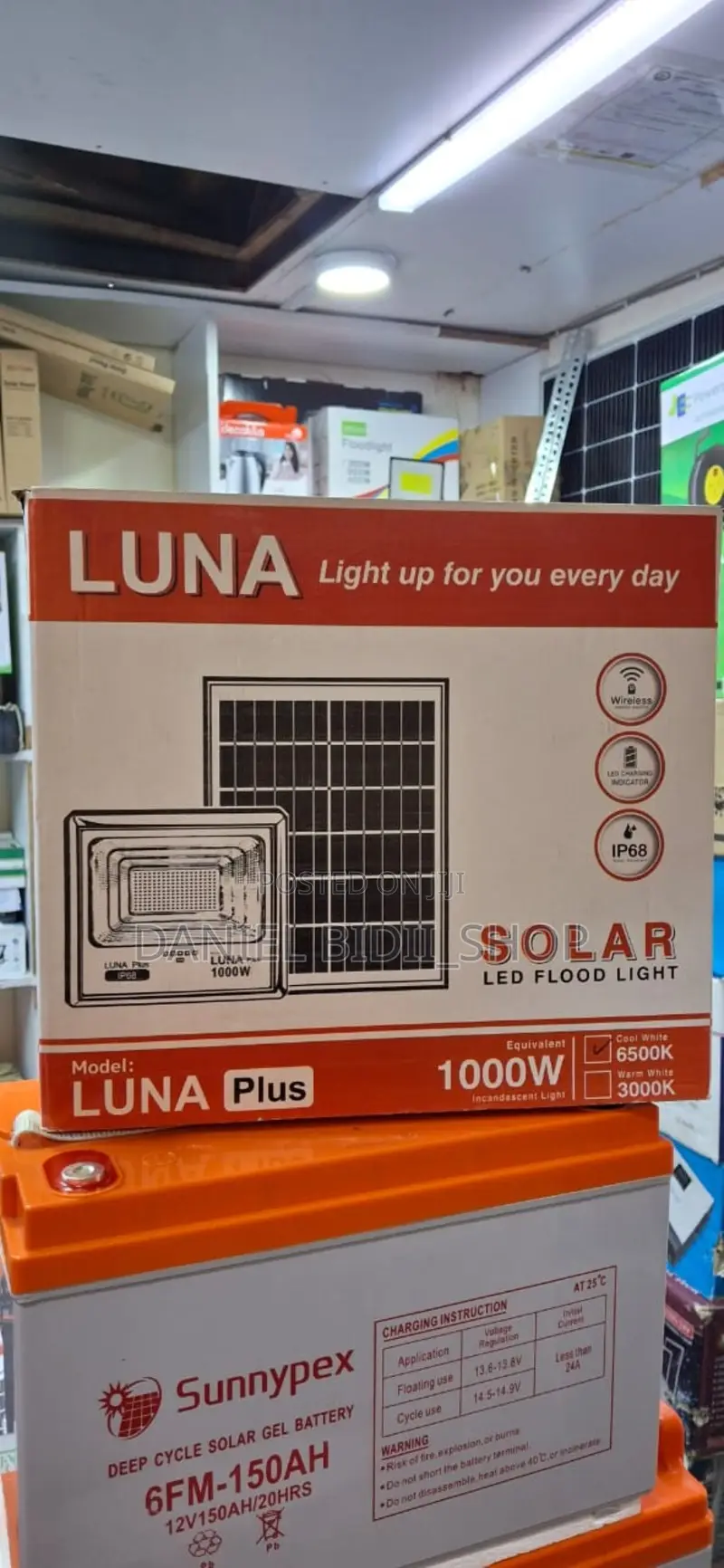 Luna Solar Led Flood Light 2000watts