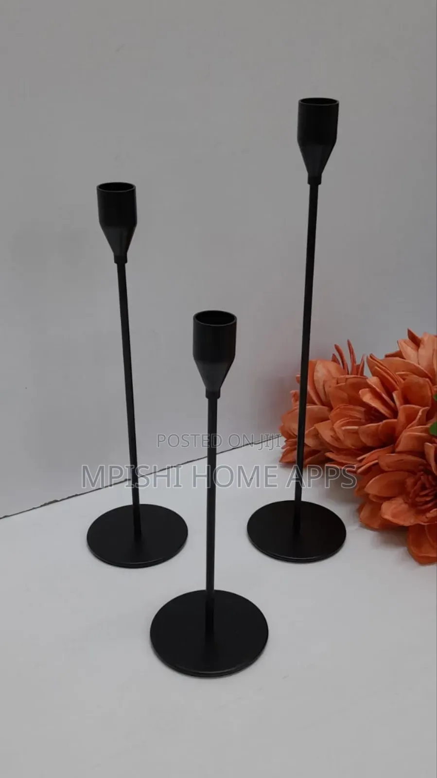 3 Pcs Candle Holders