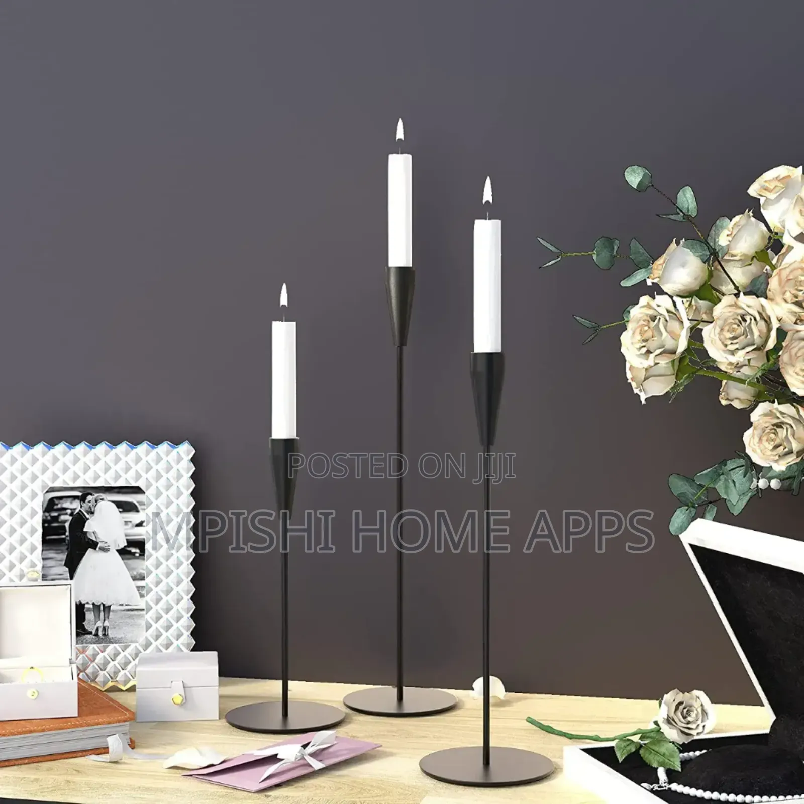 3 Pcs Candle Holders