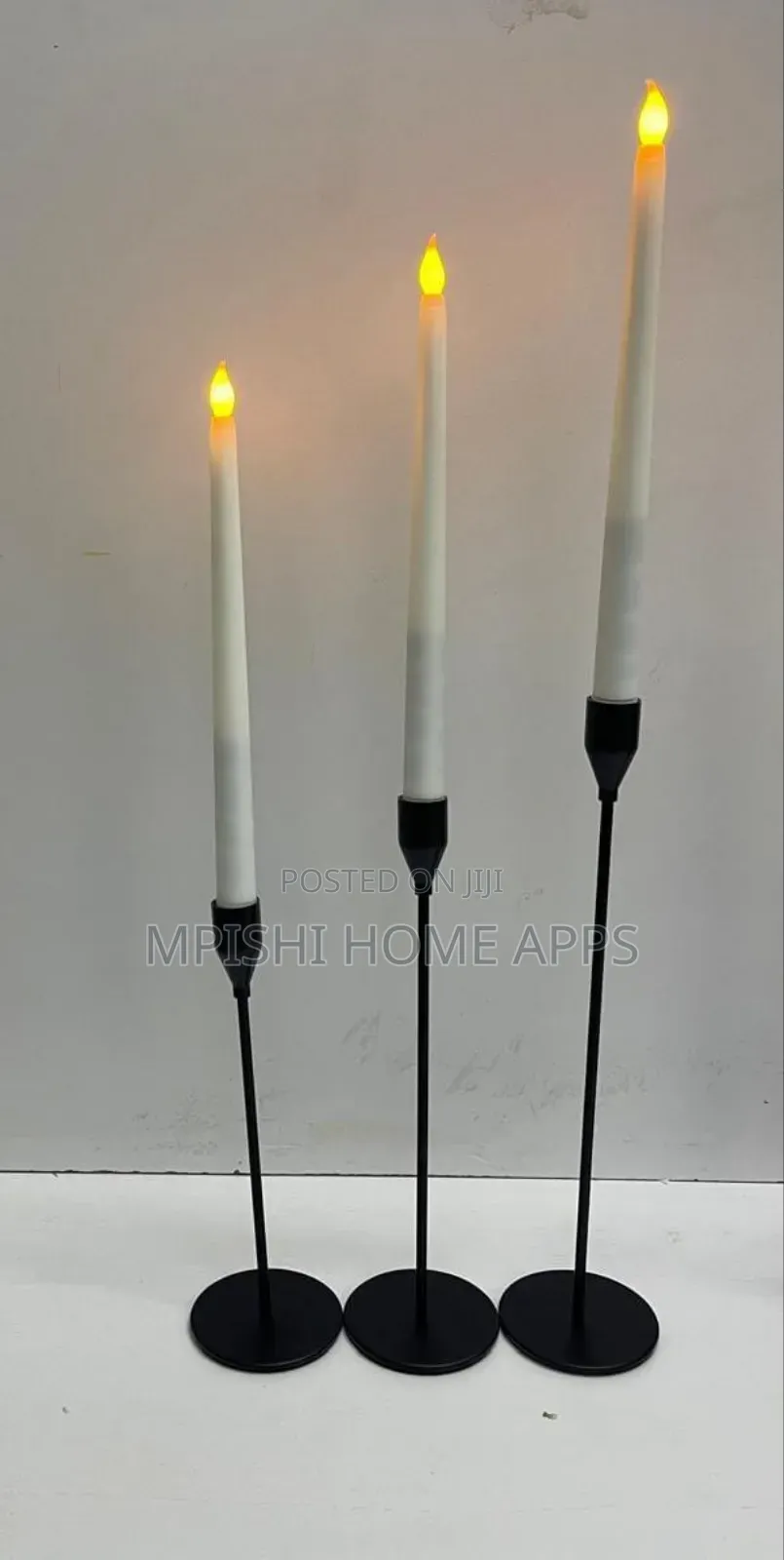 3 Pcs Candle Holders