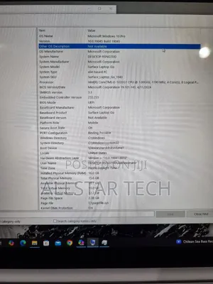 Laptop Microsoft Surface Go 16GB Intel Core I5 SSD 256GB